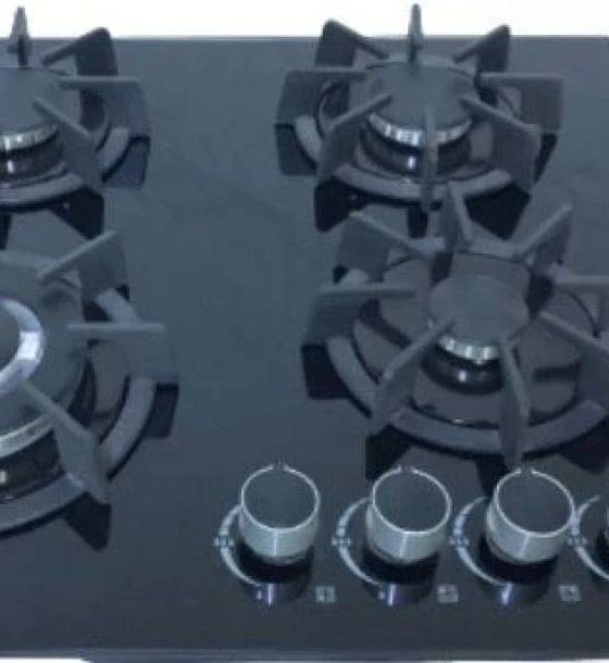 فرن غاز LUX ترس 4 روس غاز بلكامل ( ستالس - بلور )