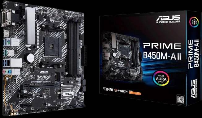 M.B. ASUS PRIME B450M-A II AM4