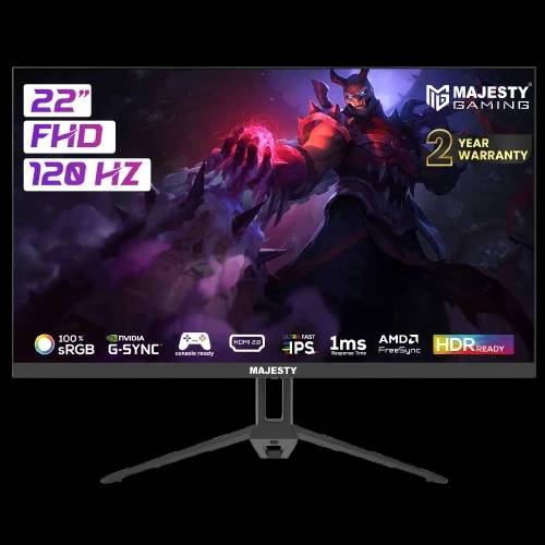 Majesty Gaming Monitor 22-inch FHD 120Hz 1ms IPS HDR