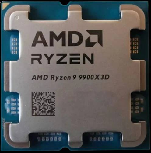 AMD Ryzen 9 9900X3D, 12C / 24T, up to 5.5GHz, 128MB Cache, TDP 120W
