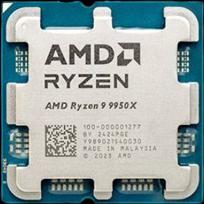 AMD Ryzen 9 9950X, 16C / 32T, 4.3 up to 5.7GHz, 80MB Cache, TDP 170W
