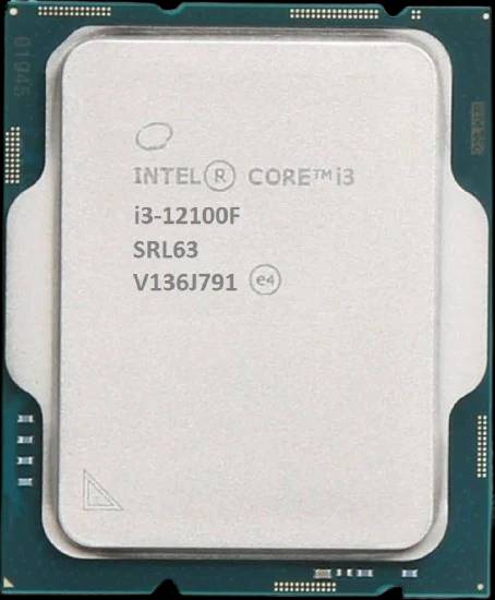 Intel Core i3 12100F 4P+0E/8T up to 4.3GHz 17 MB Cache LGA 1700