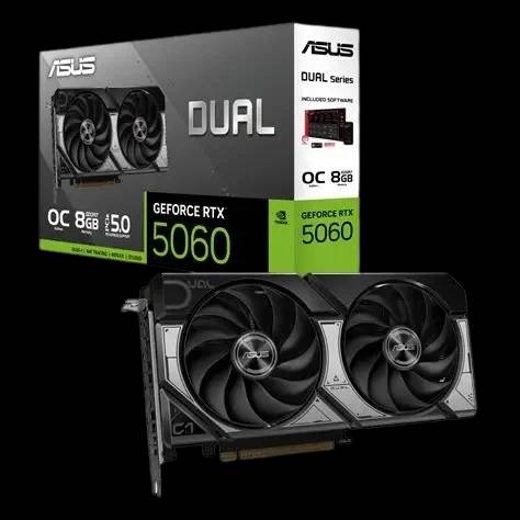 ASUS DUAL RTX™ 5060 8GB GDDR7 145watt