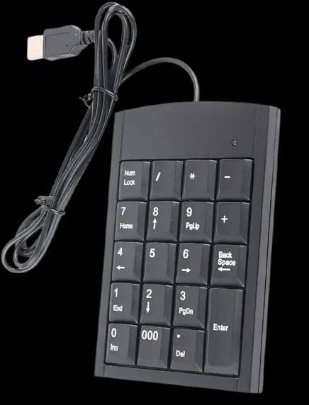 Numeric keypad
