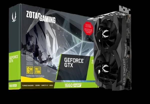 ZOTAC GTX™ 1660 super 6GB GDDR5 125watt
