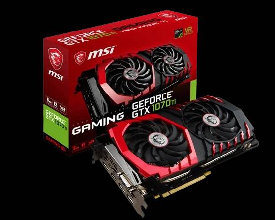 MSI GAMING X GTX™ 1070 TI 8GB GDDR5 180watt