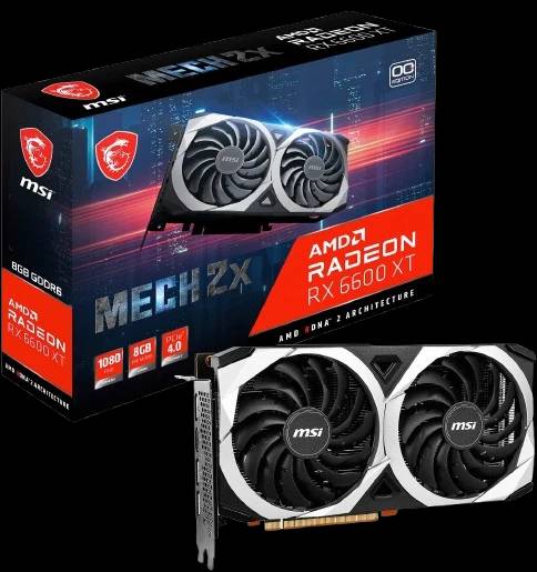 MSI GAMING X RX 6600 XT 8GB GDDR6 160watt