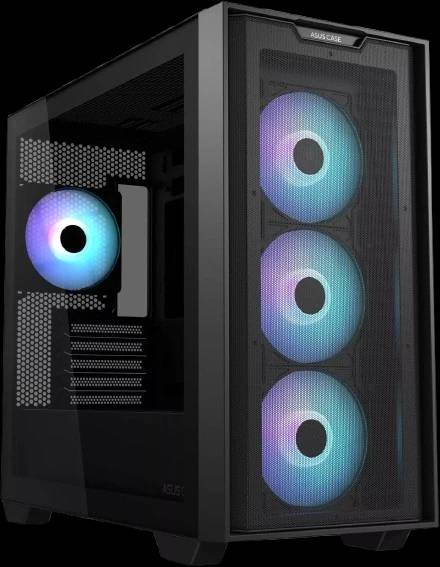 ASUS A21 Plus mATX Gaming Case 4x ARGB Fans
