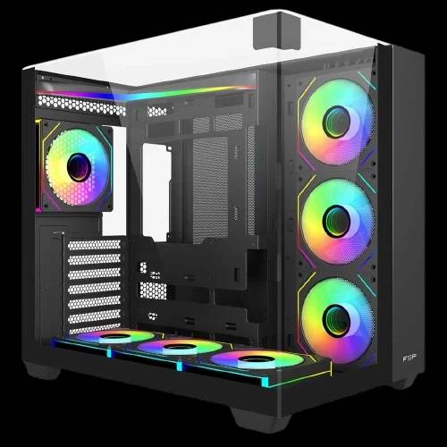 FSP M541 ATX Gaming Case Triple Glass 7x ARGB Fans