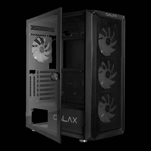 GALAX Gaming Revolution-07 ATX, 4 ARGB Fan WO/PSU Black Case