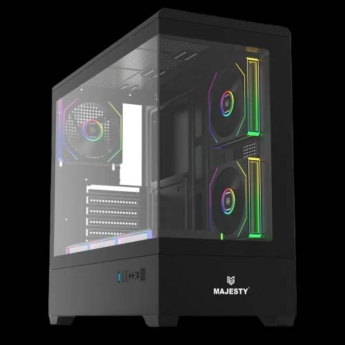 Majesty RAAD PRO Gaming – PC Case (BLACK)
