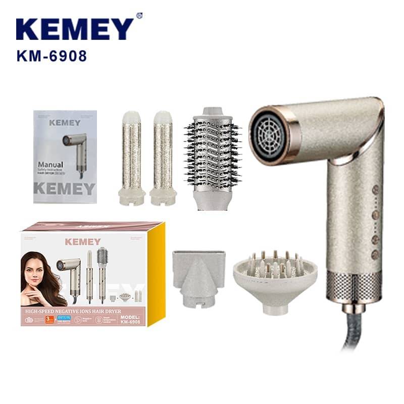 مجفف الشعر KEMEY KM‑6908 متعدد الوظائف