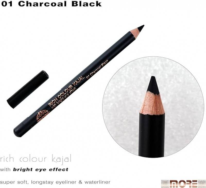 قلم كحل للعين MORE Rich Colour Caring Kajal - بني