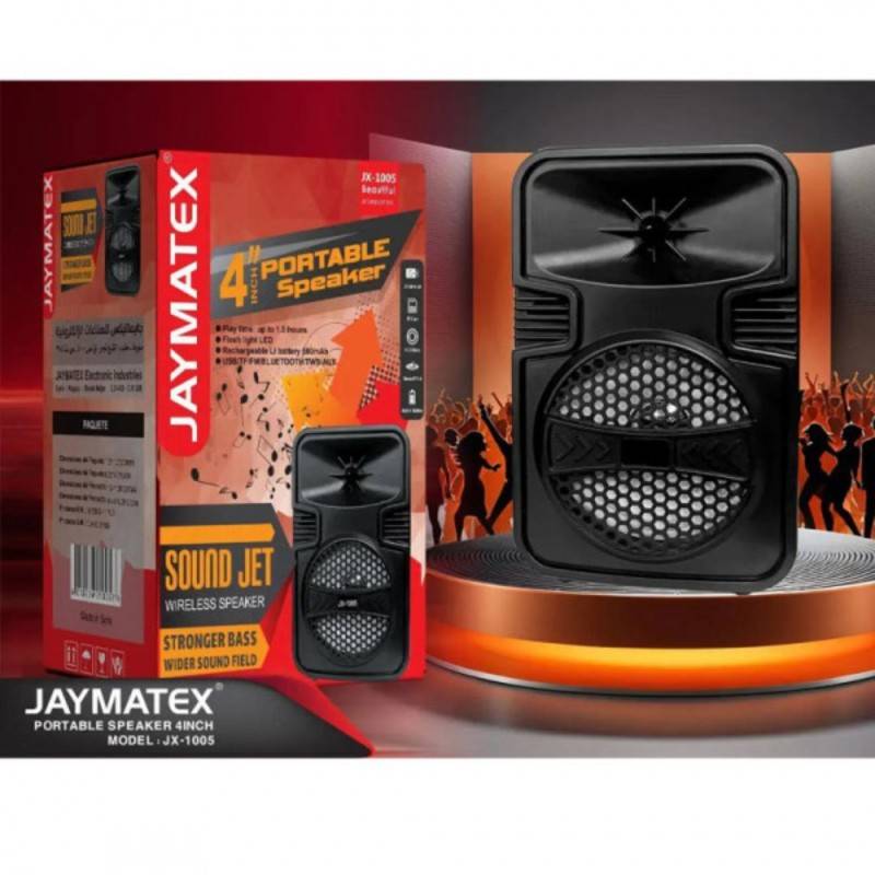 سبيكر بلوتوث 4 انش JAYMATEX JX-1005