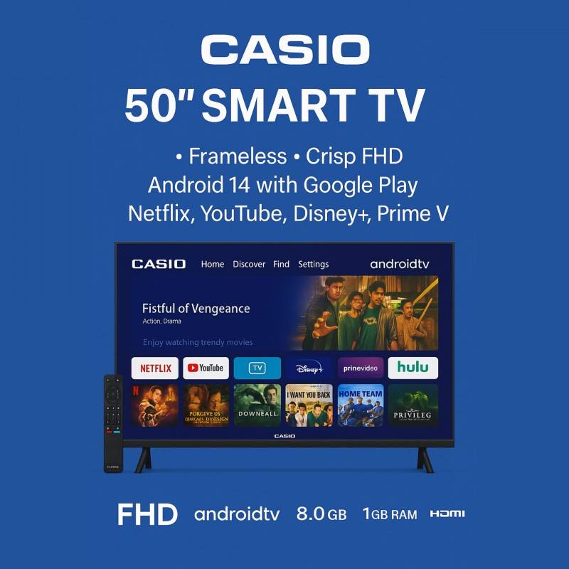 شاشة كاسيو CASIO 50" FHD