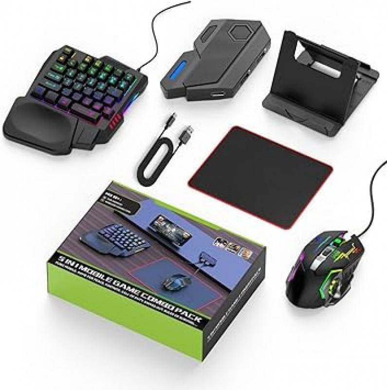 باقة احترافية للاعبين 5 in 1 Mobile Game Combo Pack Pro