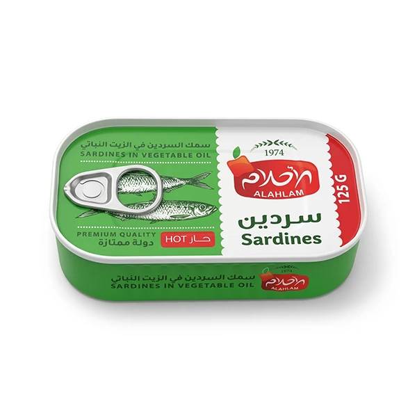 سردين 125غ عبوة معدنية
