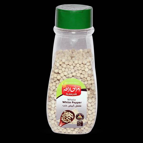 فلفل ابيض حب 125غ بلاستيك
