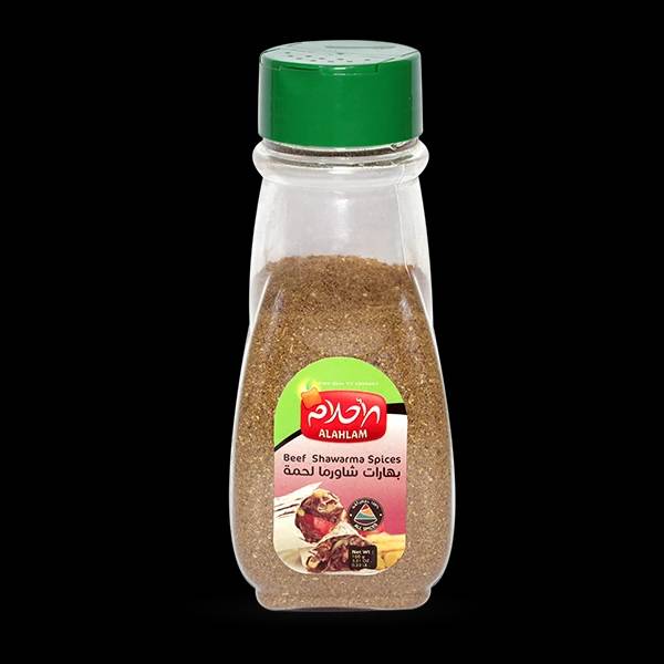 بهارات شاورما لحم 100غ بلاستيك