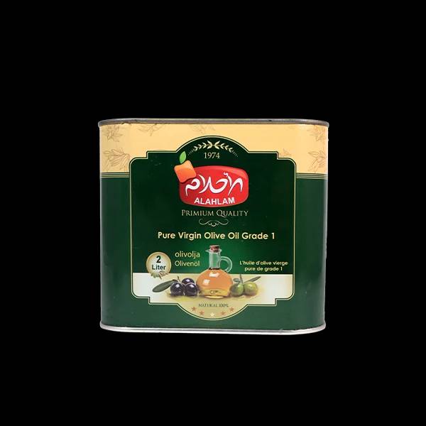 زيت زيتون 2000مل عبوة معدنية