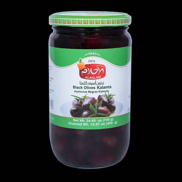 زيتون اسود كلمتا 450غ مطربان زجاج