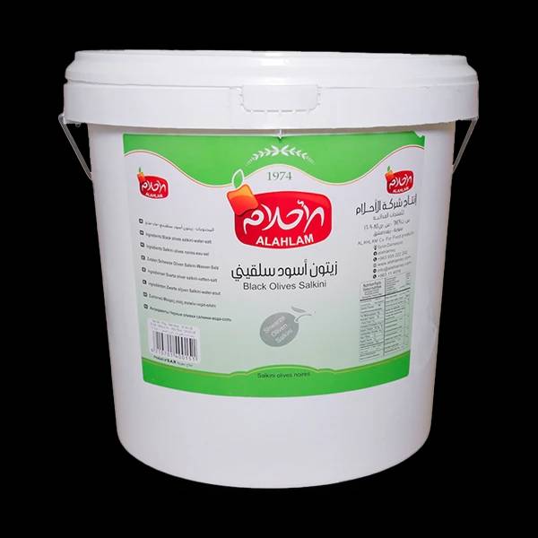 زيتون اسود سلقيني 10000غ سطل بلاستيك