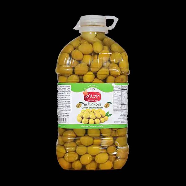 زيتون اخضر حلبي 2000غ كالون
