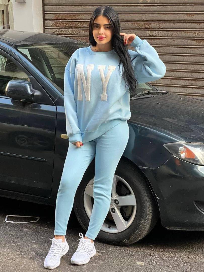 بجامة (بلوزة فليس,الفيزون قطن محزز)