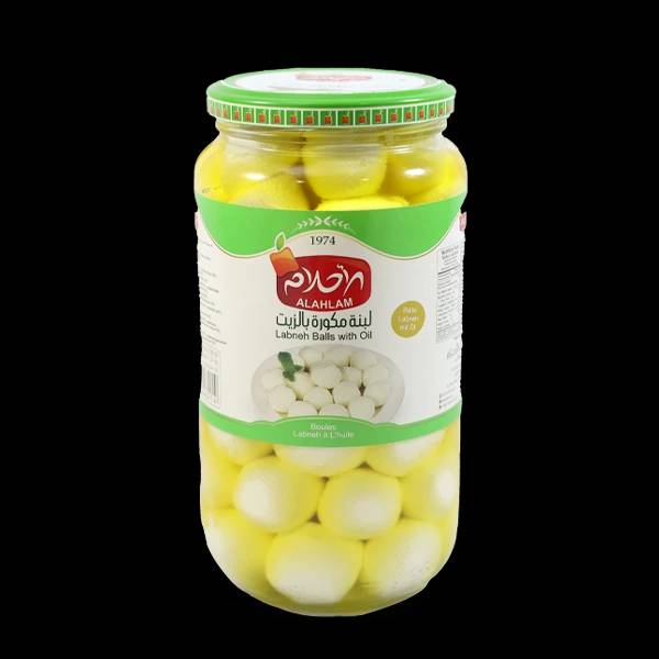 لبنة مكورة بالزيت 950غ زجاج
