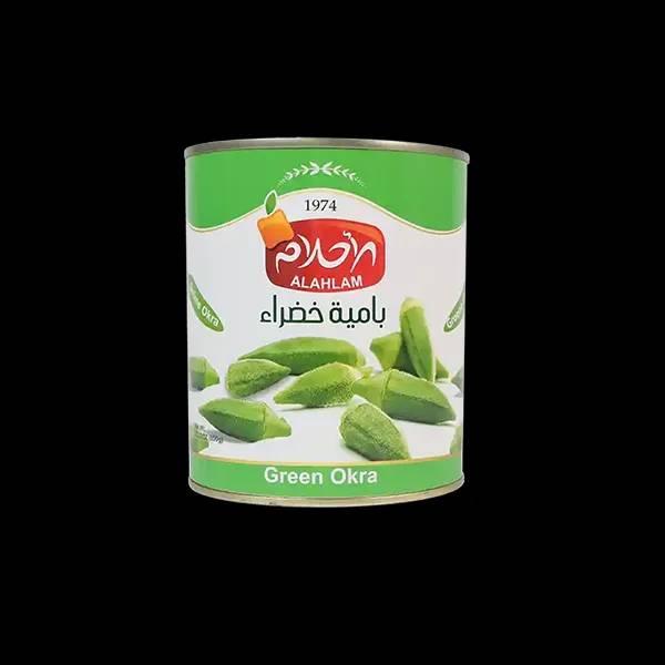 بامية خضراء 450غ معدن
