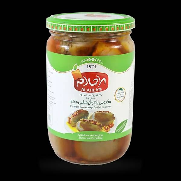 مكدوس 600غ مطربان زجاج