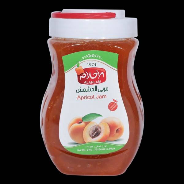 مربى مشمش ناعم 2كغ بلاستيك