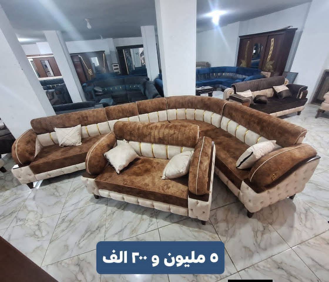 طقم كنبايات زاوية 