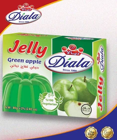جيلي تفاح أخضر نباتي