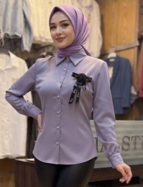 قميص قصير ساتان
