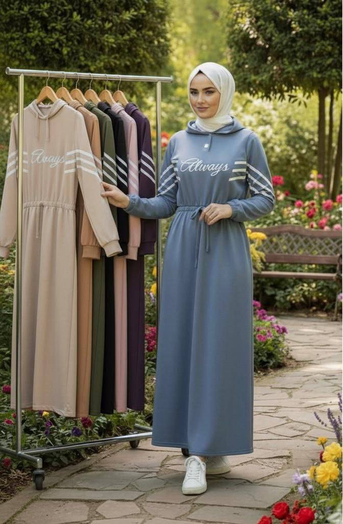 فستان طويل شاموا 