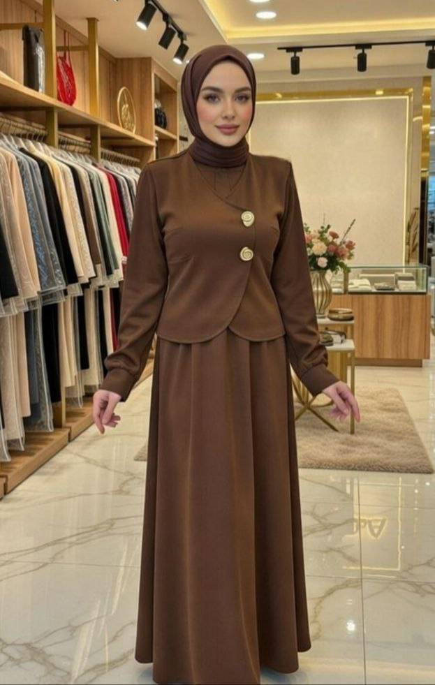 فستان مع بوليرو