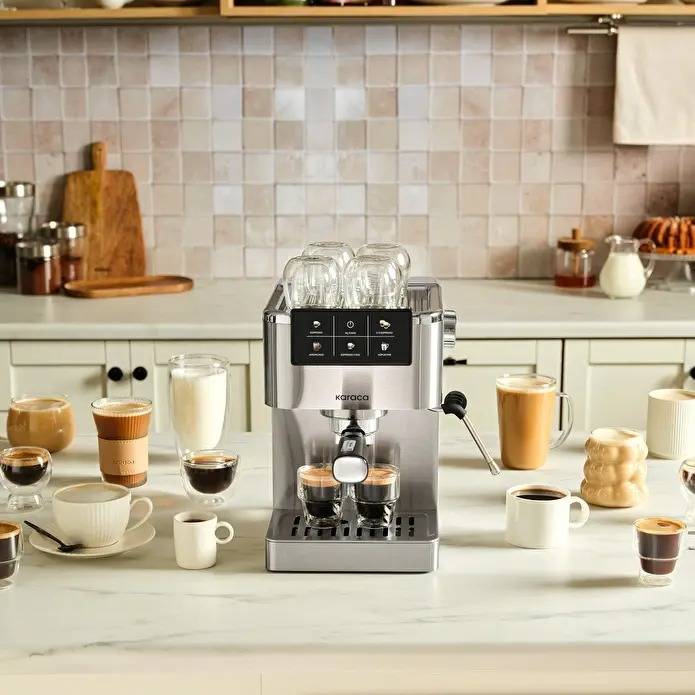 Coffee Art 1354 Espresso Machine, 20 Bar Pressure,  Stainless Steel