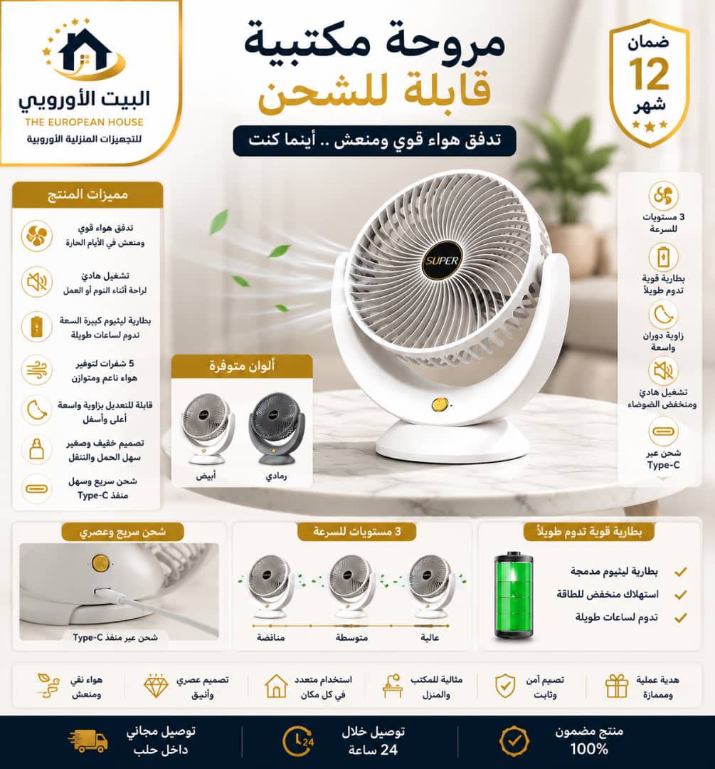 مروحة مكتبية