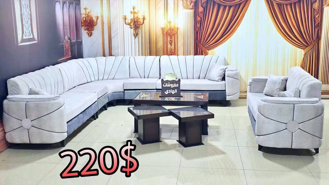 طقم كنبايات زاوية لف