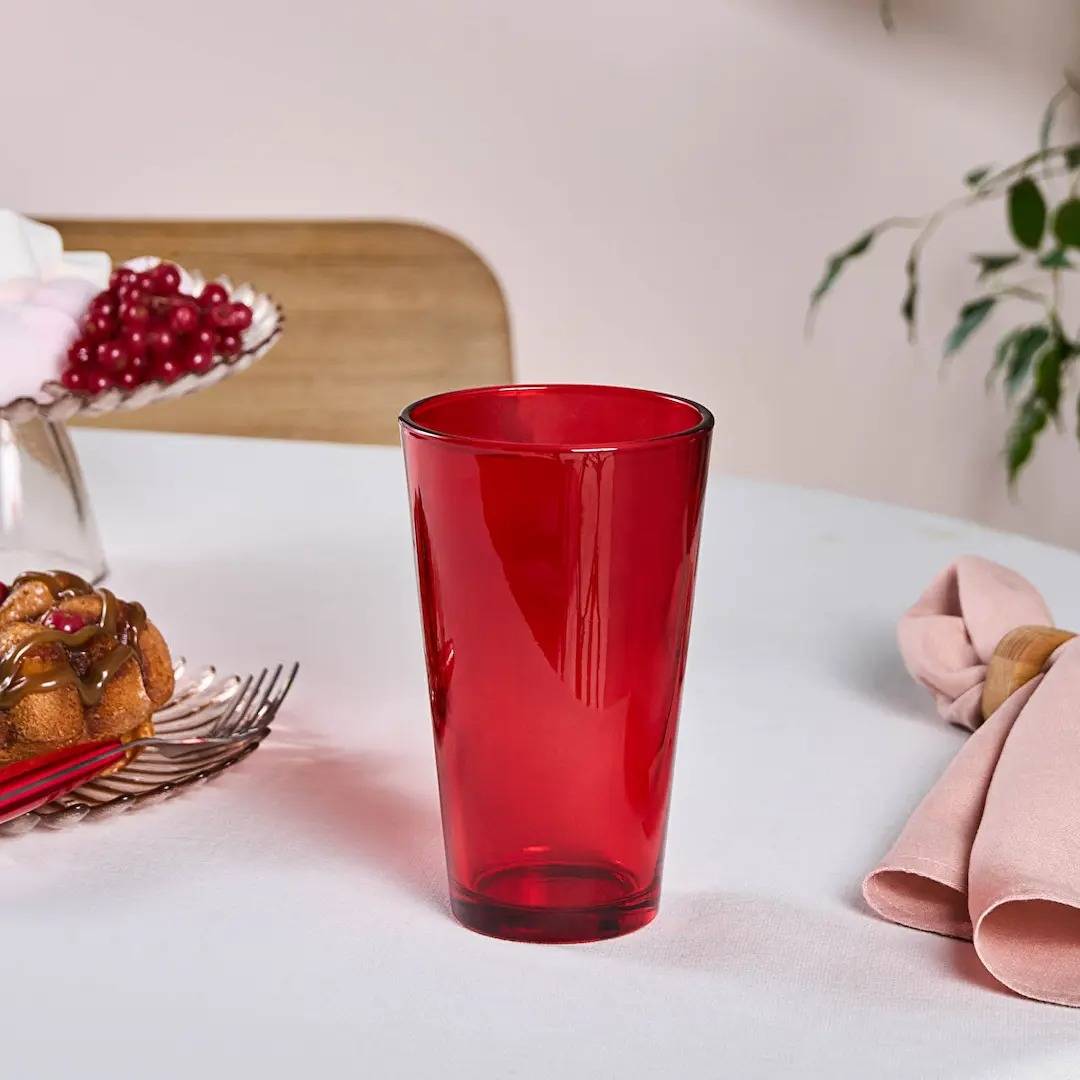 كوب مشروبات أحمر 475 مل
