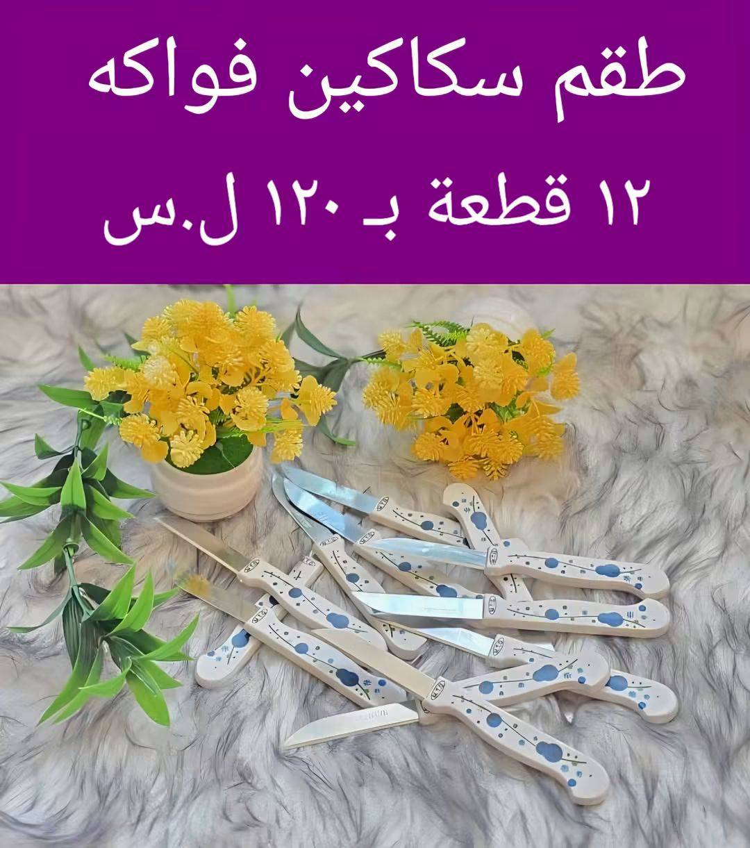 طقم سكاكين فواكه 
