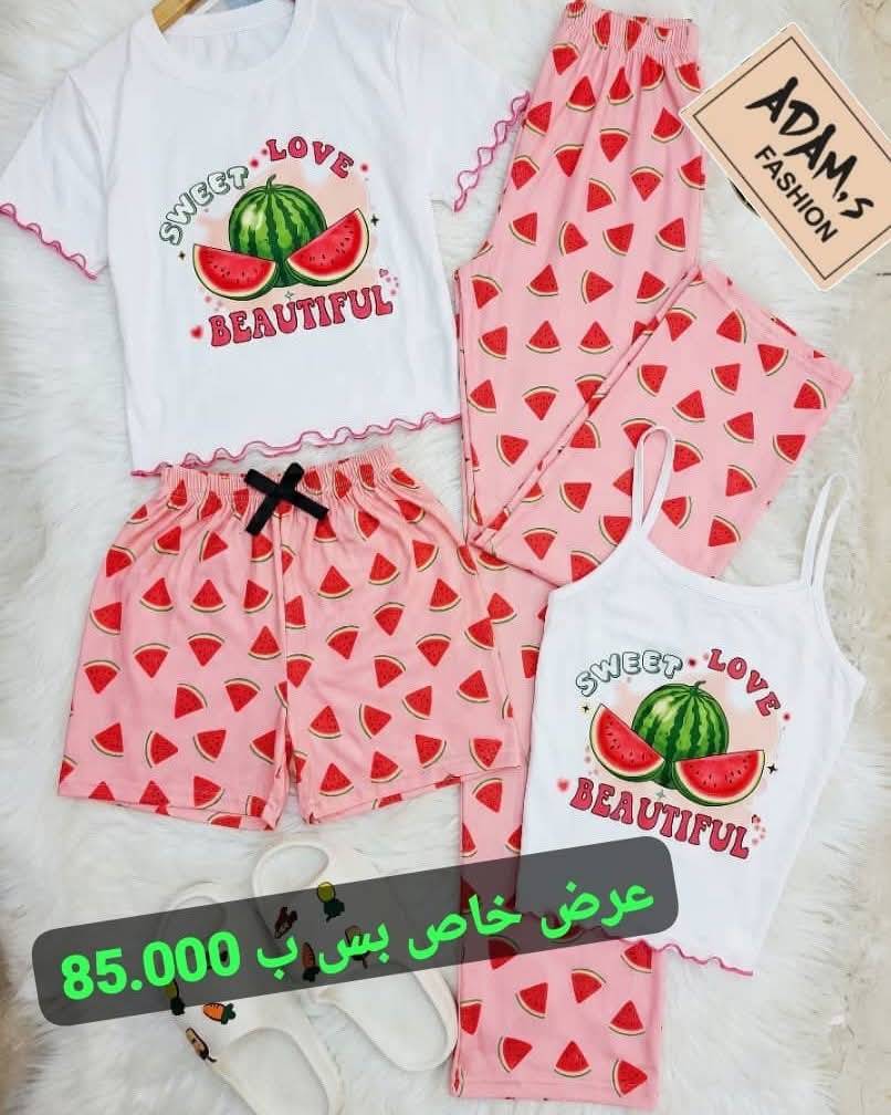 بيجامة 4 قطع
