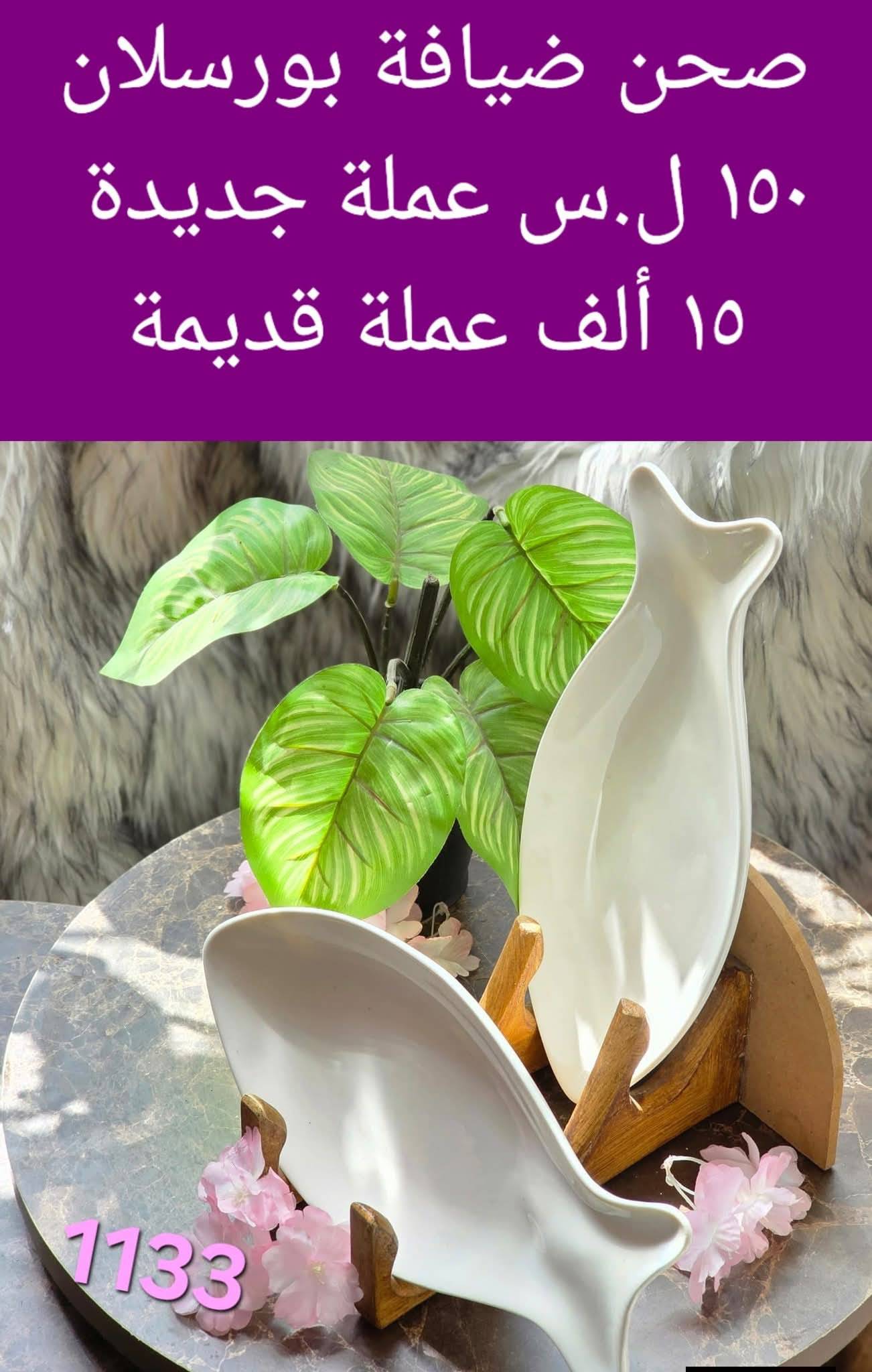 صحن ضيافة بورسلان 