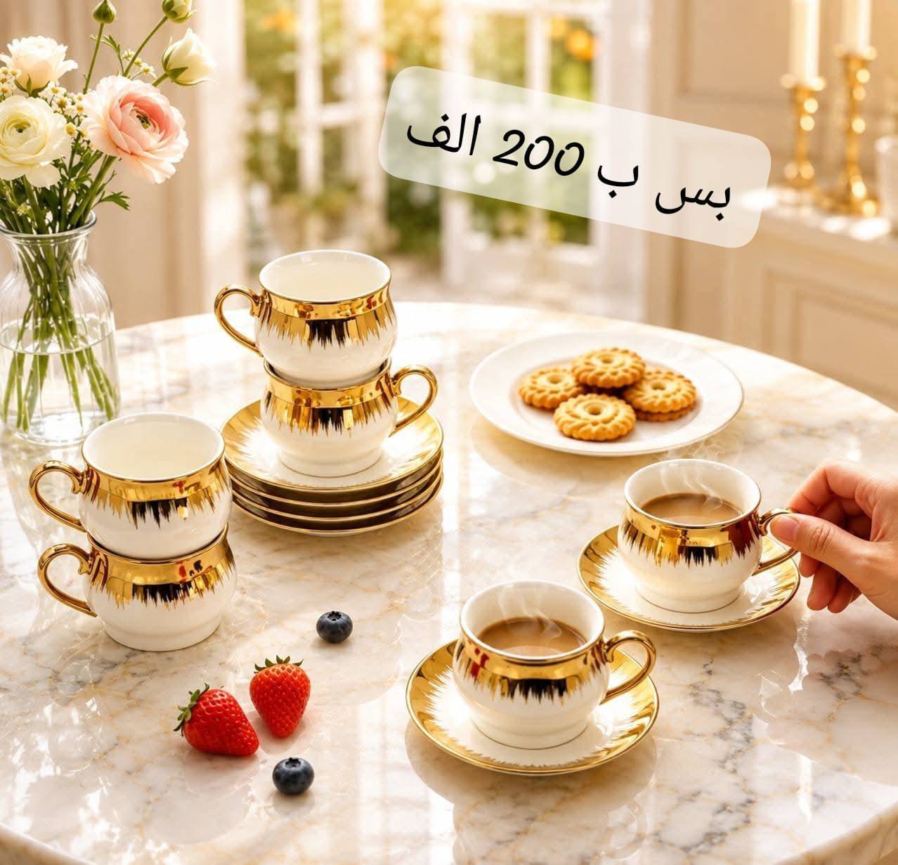 طقم فناجين 