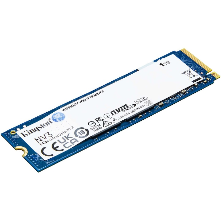 Kingston NV3 PCIE 4.0 NVME M.2 1TB 6000MB/s