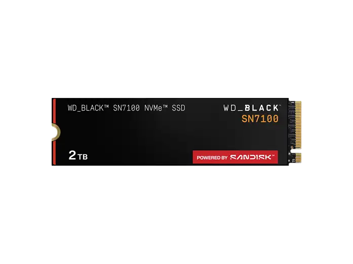 WD Black SN7100 2TB 3D TLC NAND Flash PCIe Gen 4 x4