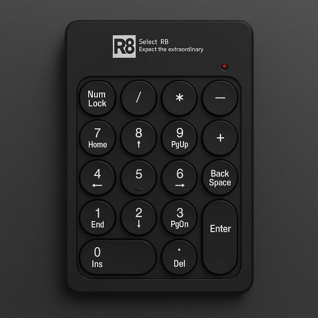 R8 1817 Mini Wireless Numeric Keypad