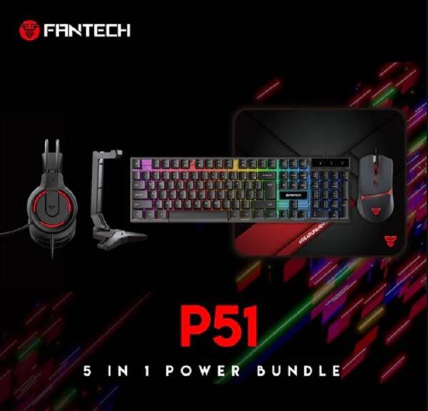 Fantech P51 5-in-1 Keyboard Combo BLACK