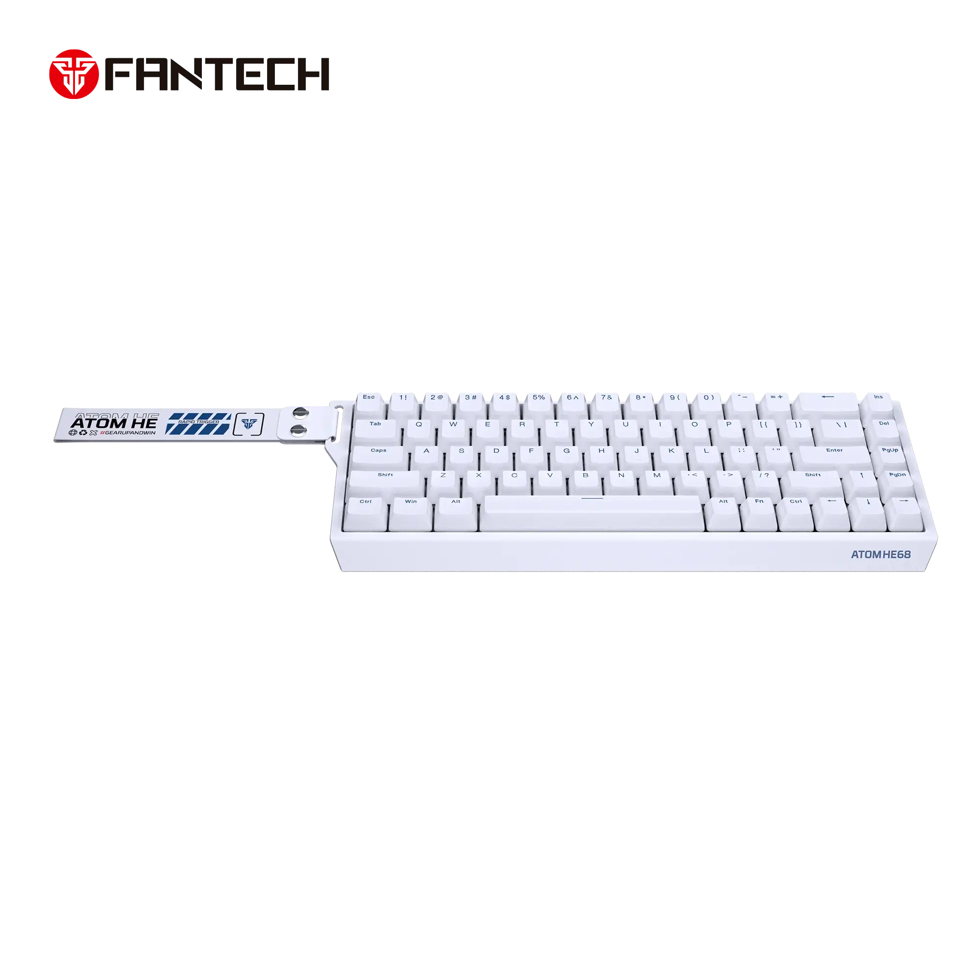 Fantech AtomHE68 MK811 Mechanical Gaming Keyboard (White)